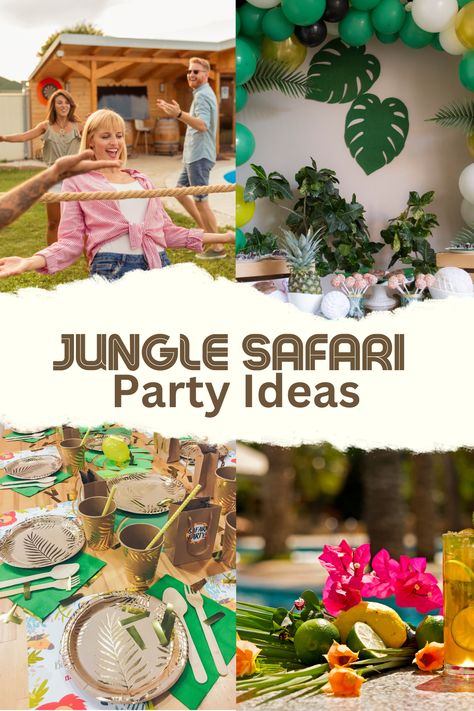 Safari birthday party