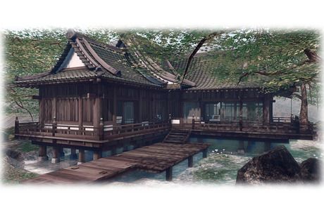 Second Life Marketplace - the House of the Rising Sun - Edo Japanese Temple Japanese Paper Lanterns, House Of The Rising Sun, Japanese Temple, The Rising Sun, Minecraft Art, Photography Contests, Edo Period, View Video, Under Stairs