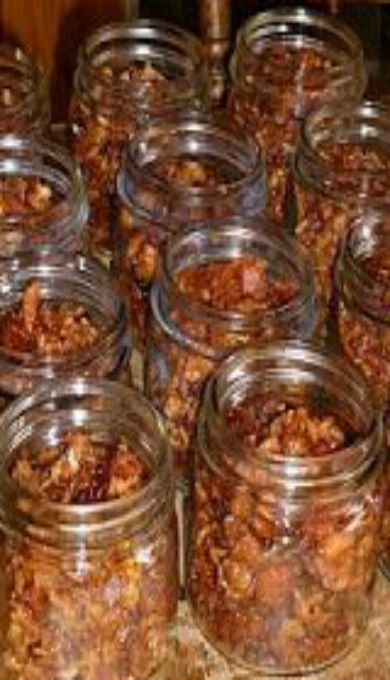 Pressure Canning Bacon, Canning Bacon Bits, How To Can Bacon, Canning Storage Ideas, Dehydrating Meals, Canning Mushrooms, Canning Bacon, Canning Pork, Meat Canning