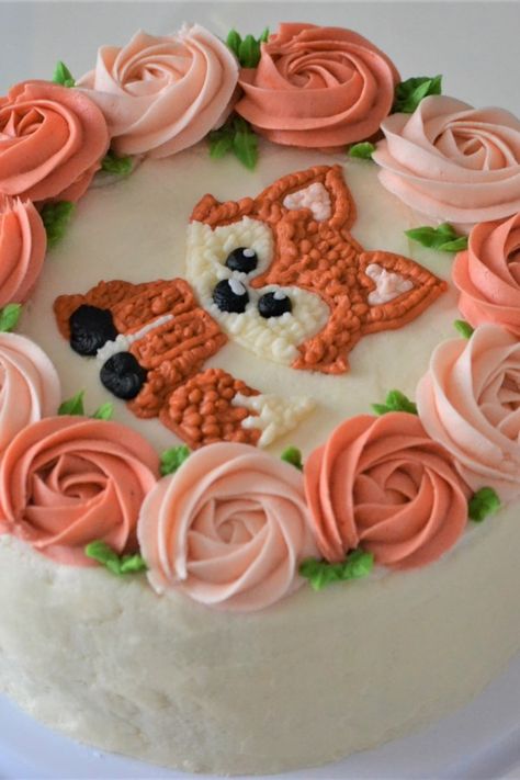 Fox Cupcake Cake, Fox Cake Ideas, Bundt Cake Decorating, Birthday Cake Ideas Simple, Bundt Cake Decorating Ideas, Fall Cake Decorating Ideas, Fall Cake Decorating, Fall Cakes Recipes, Cute Cupcake Ideas