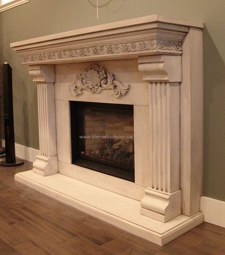 Fireplace Limestone, Farmhouse Fireplace Mantels, Modern Farmhouse Fireplace, Farmhouse Fireplace Decor, Antique Fireplace Mantels, Fireplace Mantel Surrounds, Classic Fireplace, Faux Fireplace Diy, Victorian Fireplace