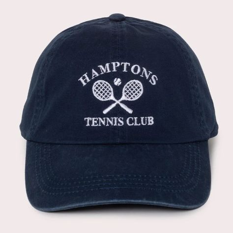 Embroidered Baseball Cap One Size Fits Most Cotton Adjustable Strap Mention Which One Hamptons Or Malibu Yacht Club Sweatshirt, Navy Baseball Cap, Navy Baseball Cap Outfit, Collage Cutouts, Sport Hats, Summer Day Outfits, Streetwear Caps, Zara Hats, Vintage Hat Boxes