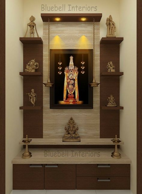 Poja Room Ideas, Temple Room, Pooja Door Design, Indian Room Decor, Mandir Design, Temple Design For Home, Pooja Mandir, Pooja Room Door Design, Pooja Room Design