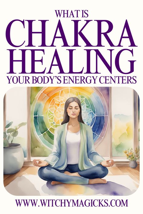 Discover chakra healing, a practice that aligns and balances your body’s energy centers for improved well-being. Learn how each chakra influences physical, emotional, and spiritual health, and explore techniques to restore harmony. Perfect for anyone seeking holistic healing and spiritual growth.

#ChakraHealing #EnergyCenters #HolisticHealing #ChakraBalancing #SpiritualWellness #EnergyHealing #MindBodySpirit #Spirituality #Healing #CHakra #WitchyMagicks What Is Chakra, Chakra Healing Meditation, Chakra Health, Inner Witch, Guided Visualization, Healing Spirituality, Witchcraft Books, Energy Centers, Spiritual Business