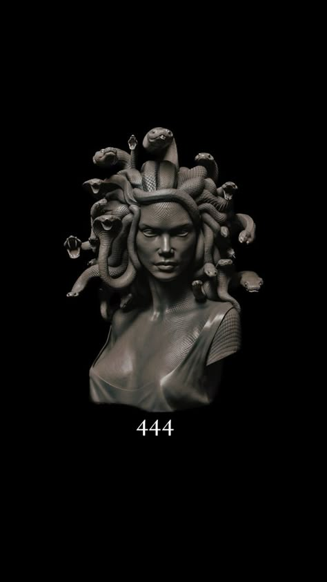 Medusa Wallpaper Iphone, 444 Wallpaper Iphone, Medusa Background, Wallpaper Medusa, Medusa Wallpaper, Black Vibes, Medusa Art, Madison Beer Outfits, Spiritual Wallpaper