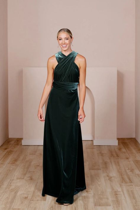 Green Bridesmaid Dresses Bridesmaid Dresses Green, Pink Tulle Prom Dress, Wedding Palettes, Revelry Dresses, Rose Gold Bridesmaid Dress, Match Velvet, Burgundy Velvet Dress, Wedding Parties Colors, Gold Bridesmaid Dresses