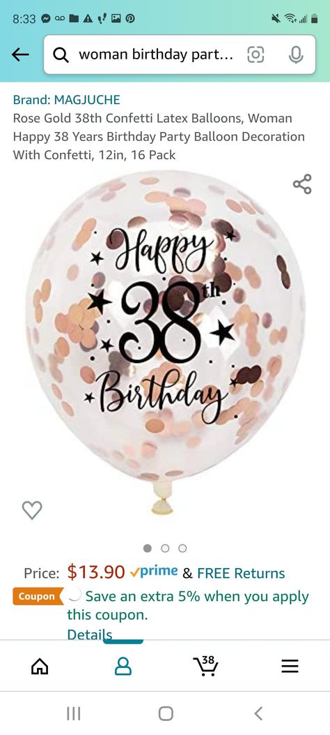 38 Birthday Party Ideas For Women, 38th Birthday Ideas For Women, Birthday Party Ideas For Women, Party Ideas For Women, 38 Birthday, Birthday Ideas For Women, Happy 38 Birthday, 38th Birthday, Birthday Party Balloon