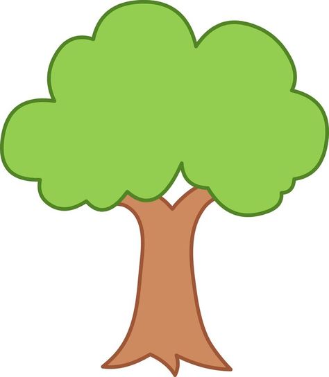 Tree Cartoon Images, Family Tree Drawing, Tree Drawing Simple, Trees For Kids, Cartoon Trees, Simple Tree, Tree Sketches, Free Clipart Images, Tree Clipart