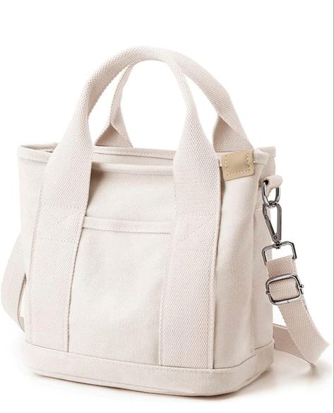 Canvas tote bag with zipper on Amazon #fashion #outfits #bags #purse #totebag #amazondeals #amazonmusthaves #amazontravelessentials Tote Bag With Zipper, Expensive Bag, Hobo Tote Bag, Pocket Handbag, Bag With Zipper, Small Tote Bag, Canvas Crossbody Bag, Zipper Tote Bag, Crossbody Tote Bag