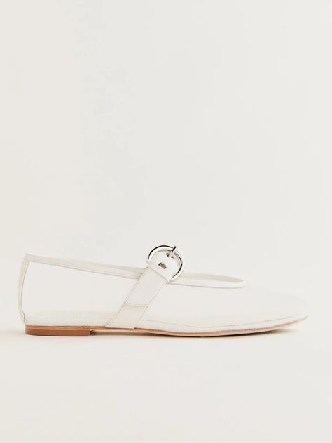 Summer Clothing | Sustainable Clothing | Reformation Sustainable Shoes, Essential Dress, Swimming Outfit, Vintage Inspired Dresses, Shoe Fits, Summer Clothing, White Flats, White Mesh, Capsule Collection