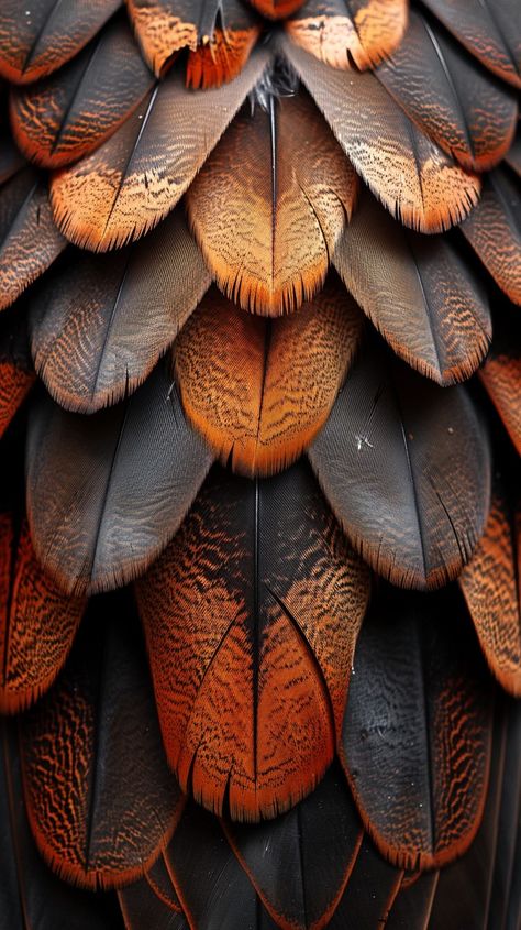 Feathered Texture Detail: Close-up view of a layered feather-like pattern displaying a beautiful gradient of brown tones. #texture #feathers #brown #detail #close-up #aiart #aiphoto #stockcake ⬇️ Download and 📝 Prompt 👉 https://ayr.app/l/TNiC Animals Close Up, Patterns In Nature Geometric, Natural Patterns In Nature, Close Up Nature Photography, Texture Photography Ideas, Organic Patterns In Nature, Animal Structure, Feathers Texture, Shapes In Nature