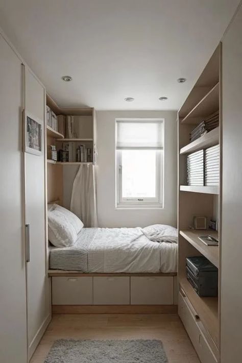 20 Small Bedroom Ideas For Couples (Create a Cozy Haven) 8 Best Small Bedroom Ideas, Narrow Double Bedroom Ideas, Room Design Bedroom Couple, Compact Bedroom Ideas Space Saving, Small Space Living Bedroom, Small Queen Bedroom, Tiny Cozy Bedroom, Small Bedroom Couple, Mini Bedroom Ideas Small Spaces