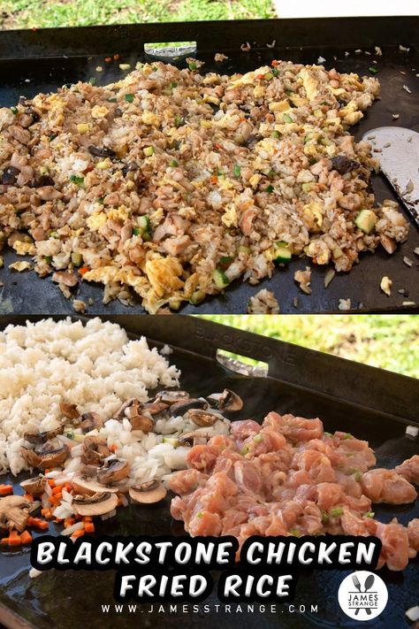 Discover the joy of easy cooking as you create a scrumptious chicken fried rice feast on your Blackstone griddle. Rice On Blackstone Griddle, Fried Rice On Blackstone Griddle, Blackstone Chicken, Blackstone Griddle, Seasoned Rice, Chicken Fried Rice, Chicken Fried, Grilling Season, Fried Rice Recipe