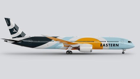 Airplane Livery Design, Airline Branding, Vr Design, Aviation Logo, Airlines Logo, Airlines Branding, Livery Design, Airplane Photos, Eastern Airlines