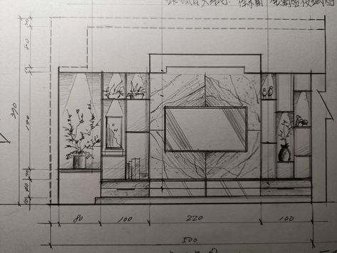 Modern Feature Wall Design, Presentation Room, Walls Interior Design, Oasis Hotel, Furniture Details Drawing, Design Walls, Interior Sketches, Interior Design Sketchbook, Interior Design Classes