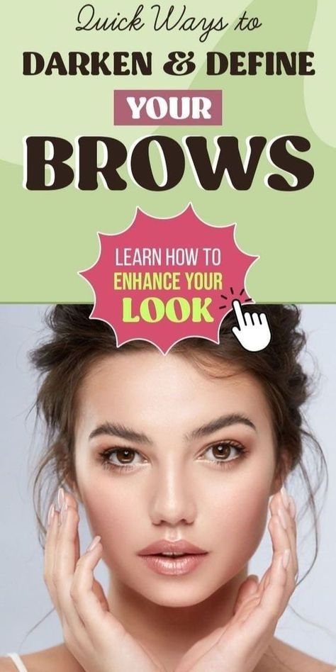 3 Simple Techniques To Darken Your Eyebrows Darken Eyebrows, Castor Oil Eyebrows, Grey Eyebrows, Light Eyebrows, Eyebrow Trends, Sparse Eyebrows, Dark Eyebrows, Sparse Brows, Eye Brows