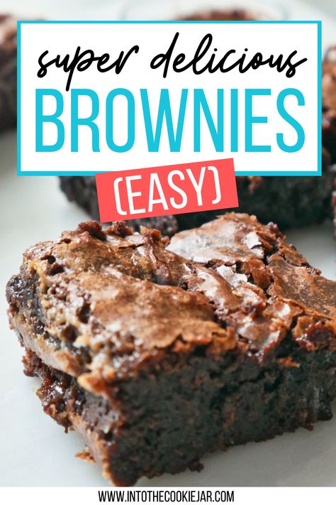 Enjoy this easy brownie recipe to make a brownie recipe with cocoa powder and some melted chocolate. These are brownies without chocolate chips or nuts, and they are really gooey, delicious brownies that everyone will fall in love with. Brownie Without Chocolate Chips, Easy Brownie Recipe Without Chocolate Chips, Easy Brownie Recipe With Cocoa Powder, Brownies Without Chocolate Chips, Brownies Using Cocoa Powder, Brownie Recipes Without Chocolate Chips, 8x8 Brownie Recipe, Brownies Without Chocolate, Brownie Recipes With Cocoa Powder