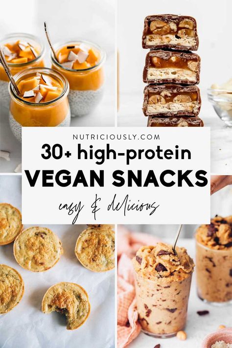 Healthy High Protein Vegan Snacks, Vegan Pre Workout Snacks, High Protein Low Carb Vegan Snacks, Vegan Snacks Protein, Vegan Friendly Snacks, Gf Df High Protein Snacks, High Protein Vegan Bars, High Protein Snacks No Fridge, Protein Snacks Dairy Free