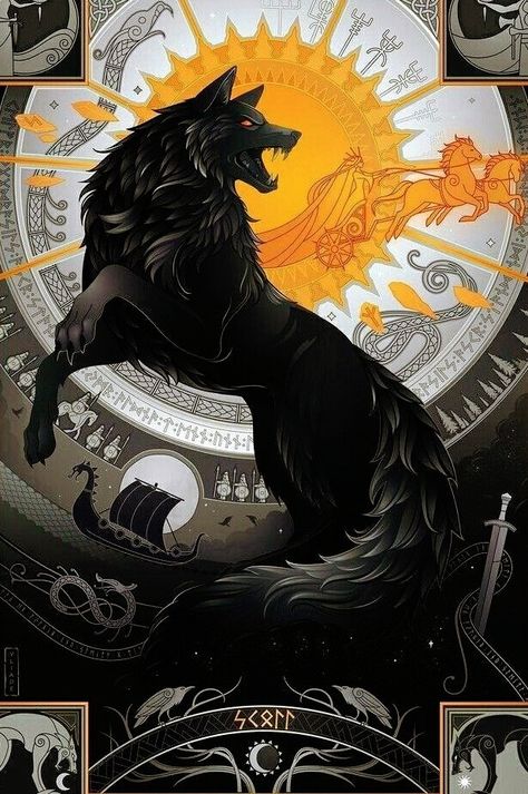 Arte Peculiar, Fantasy Wolf, Werewolf Art, Canine Art, Arte Obscura, Fantasy Creatures Art, Anime Wolf, Mythical Creatures Art, Black Wolf