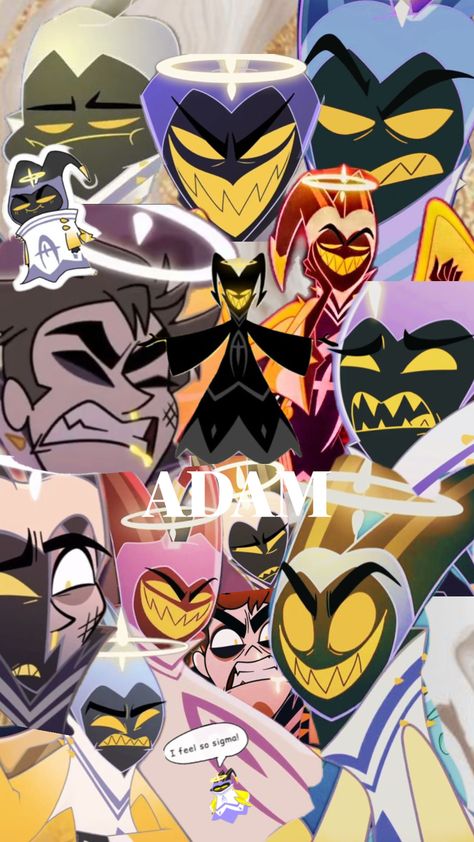 Adam👼🪽#hazbinhotel #adam Hazbin Hotel Wallpaper, Adam Hazbin Hotel, Hotel Wallpaper, Alex Brightman, Hazbin Hotel, Hotel