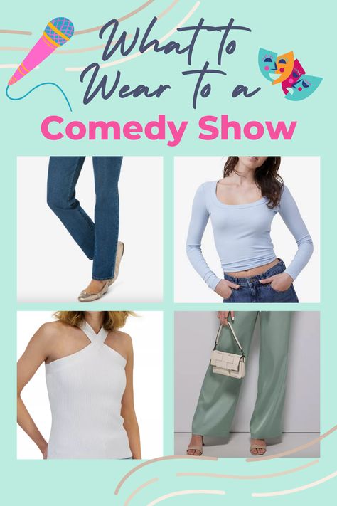 What to Wear To A Comedy Show | Chic Style For A Fun Time. How to be stylish tips. Comedy Show Outfit Night Summer, What To Wear To A Comedy Show Outfit, Comedy Club Outfit, Comedy Show Outfit Night, Comedy Show Outfit, Stylish Tips, Comedy Show, Outfit Winter, Fashion Tips For Women