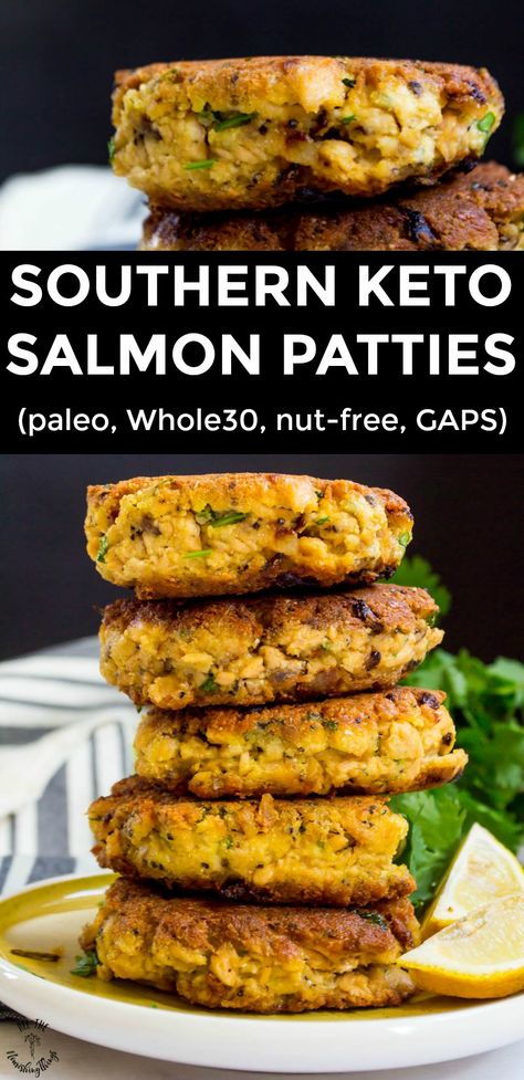 Salmon Patties With Fresh Salmon, Paleo Salmon Patties, Keto Salmon Patties, Southern Keto, Low Carb Salmon Patties, Southern Salmon Patties, Low Carb Salmon, Keto Salmon, Salmon Croquettes