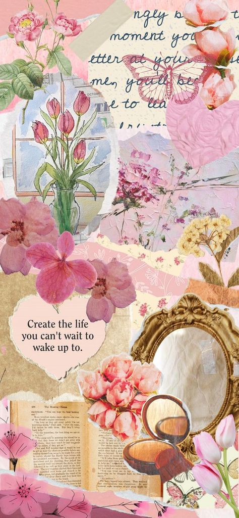 light pink aesthetic collage 🌷🌸🎀👛💕 Wallpaper Aesthetic Flower, Pretty Wallpaper Iphone Girly Beautiful, Spring Wallpaper Aesthetic, Flower Screensaver, Pretty Wallpaper Iphone Girly, Wallpaper Iphone Simple, Wallpaper Iphone Pretty, Wallpaper Edgy, Background Retro