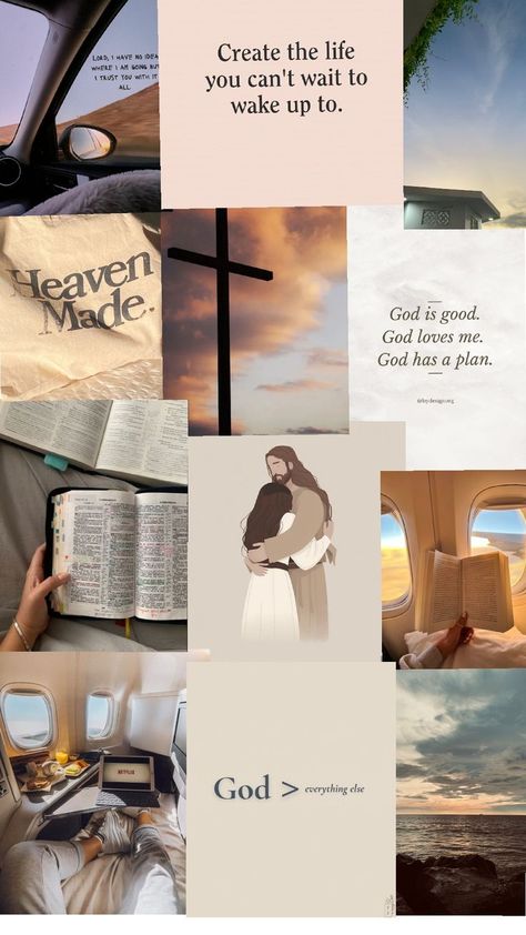 collage Christian Collage Wallpaper, Jesus Collage, Prayer Vision Board, Religious Wallpaper, College Wallpaper, Christ Painting, God 1st, Catholic Wallpaper, Quote Collage