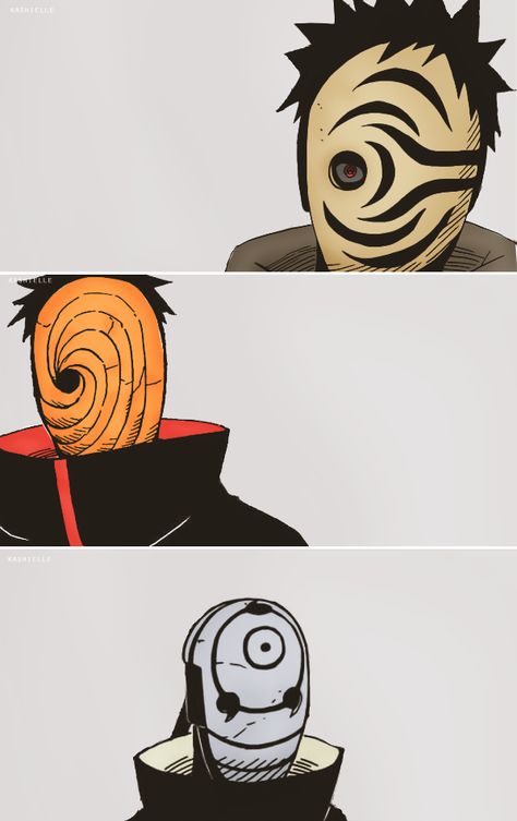 Uchiha Obito as Tobi Obito Uchiha Mask, Akatsuki Manga, Akatsuki Obito, Obito Mask, Tobi Mask, Madara Susanoo, Uchiha Obito, Naruto Akatsuki, Tobi Obito