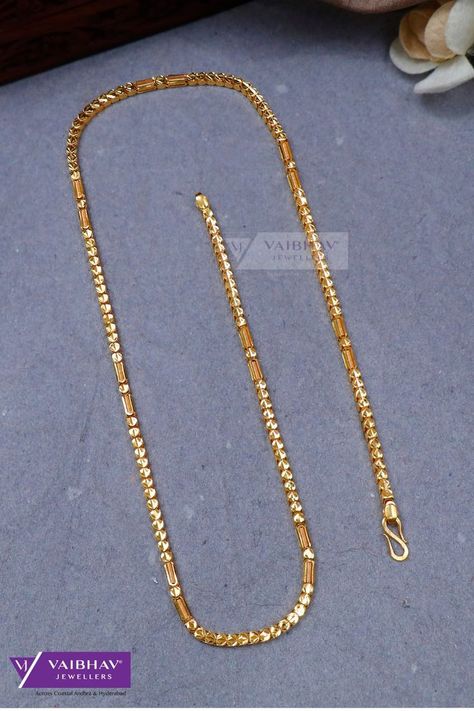 Mens Long Gold Chain, Chains Designs For Men, New Mangalya Chain Designs, Gold Tali Design, Handmade Gold Chain, Men’s Gold Chain Designs, Men’s Gold Chain, Mens Chains Gold For Men, Gold Neck Chains For Men