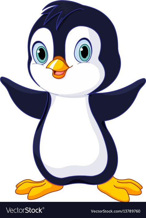 Penguin Cartoon, Aktiviti Kanak-kanak, Baby Animal Drawings, Baby Penguins, Cute Cartoon Animals, Cute Penguins, Art Drawings For Kids, Cartoon Images