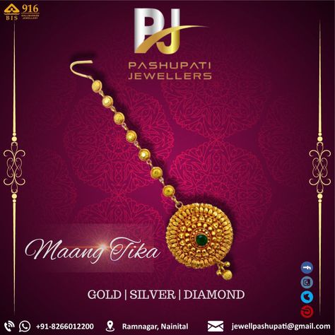 PASHUPATI JEWELLERS GOLD,SILVER & DIAMONDS 💎 The symbol of Love, Trust, Purity & Commitment.... Visit , check and give life to your lifestyle at: PASHUPATI JEWELLERS Facebook : https://www.facebook.com/Pashupati.Jewellers87/ Google : https://g.co/kgs/4ua4uk YouTube :https://youtube.com/@pashupatijewellers6581 Join us on WhatsApp: https://wa.me/message/INU56PJV57E2M1 E-mail : jewellpashupati@gmail.com Mob no : 8266012200 #maangtika #goldtika #pahadijewellery #pahadi #uttarakhand #paha Kumauni Jewellery, Maang Tika, Love Symbols, Silver Diamonds, Of Love, Silver Gold, Diamonds, Lifestyle, Silver