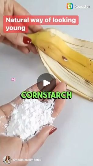 Banana Facial Mask, Banana Peel And Rice Face Mask, Facial Recipe, Face Fillers, Banana Face Mask, Homemade Wrinkle Cream, Face Skincare, Smoothie Challenge, Beauty Tips For Glowing Skin