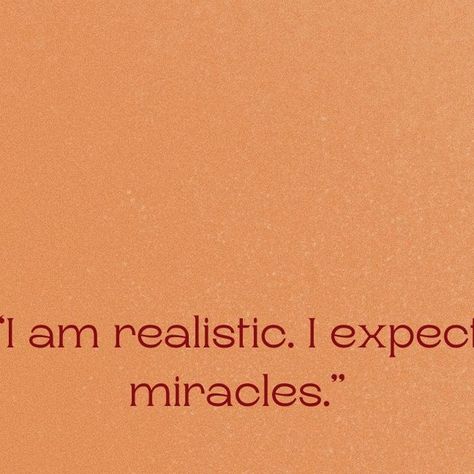 Hay House on Instagram: "Weekly wisdom: “I am realistic. I expect miracles.” 🧡 #WayneDyerWednesday" I Am A Miracle, Expect Miracles, Hay House, Wayne Dyer, A Miracle, Mindfulness, On Instagram, Quick Saves, Instagram