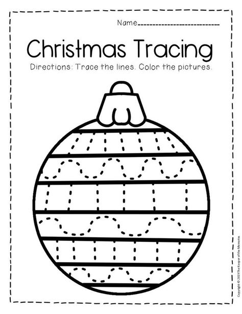 Free Printable Tracing Christmas Preschool Worksheets 2 Christmas Tracing, Christmas Lesson, Free Preschool Worksheets, Christmas Worksheets, Preschool Christmas Crafts, Preschool Fine Motor, Christmas Kindergarten, Christmas School, Preschool Printable