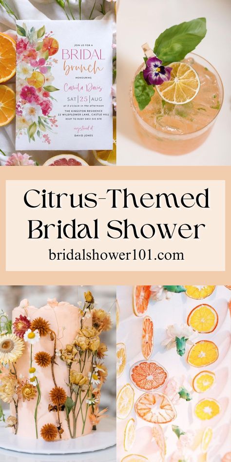 15 Citrus-Themed Bridal Shower Ideas | Bridal Shower 101 Wedding Shower Themes Summer, Iris Wedding, Wedding Shower Cookies, Bridal Shower Inspo, Wedding Shower Themes, Citrus Wedding, Bridal Shower Cookies, Summer Bridal Showers, Themed Bridal Shower