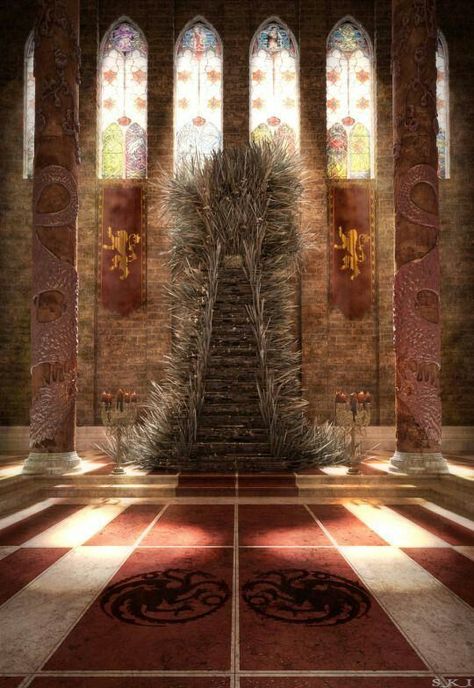 The iron throne Throne Design, Game Of Thrones Castles, The Iron Throne, Game Of Thrones Artwork, King's Landing, Asoiaf Art, Jaime Lannister, Gra O Tron, Iron Throne