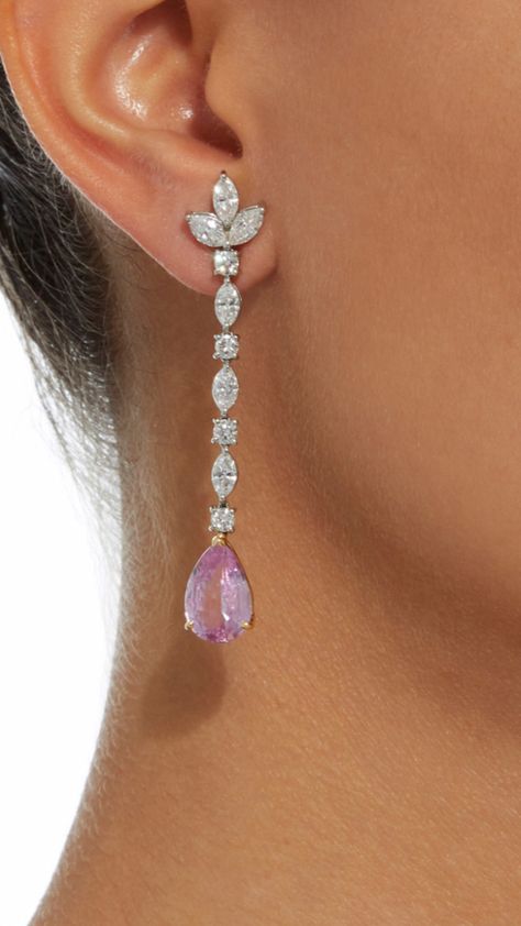 Kim Kardashian Jewelry, Kardashian Jewelry, Diamond Necklace Indian, Ruby Jewellery, Real Diamond Earrings, White Diamond Earrings, Pearl Jewelry Design, Gold Rings Fashion, Wedding Accessories Jewelry