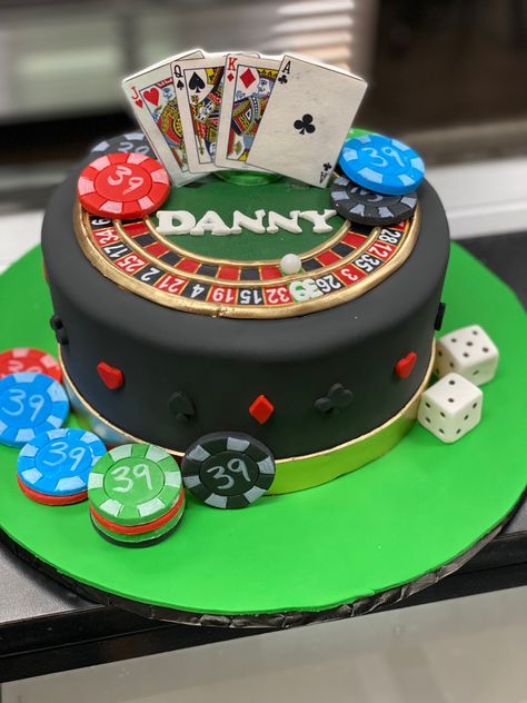 Casino Birthday Cake, Casino Theme Cake, 27th Birthday Cake, Poker Cake, Birthday Beer Cake, Birthday Beer, Casino Birthday, Beer Cake, Male Birthday