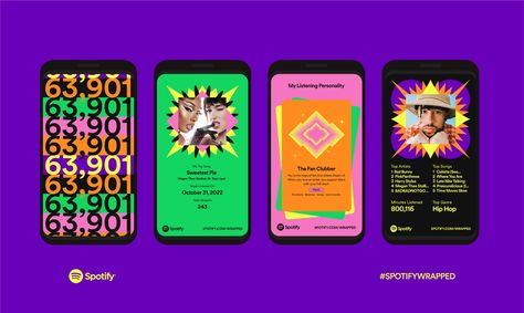 Making Moves: Designing Motion for 2022 Wrapped | Spotify Design Spotify Design, Southern Hip Hop, Spotify Wrapped, Graphic Design Styles, Motion Designer, Flow State, Top Music, Sweet Pie, Get Moving