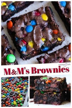 M&m Brownies Easy, Easy Dessert With Chocolate Chips, M M Recipes Desserts, Kid Favorite Desserts, M M Brownies Recipe, Brownies With Toppings, Brownie Birthday Ideas, Birthday Brownies Ideas, Fun Brownie Recipes