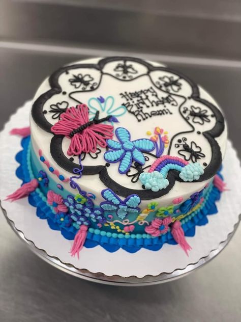 Encanto Birthday Sheet Cake, Encanto Pull Apart Cupcakes, Encanto Sheet Cake Ideas, Encanto Sheet Cake, Encanto Birthday Cake Ideas, Encanto Cake, Pool Party Cakes, Encanto Birthday, Encanto Party