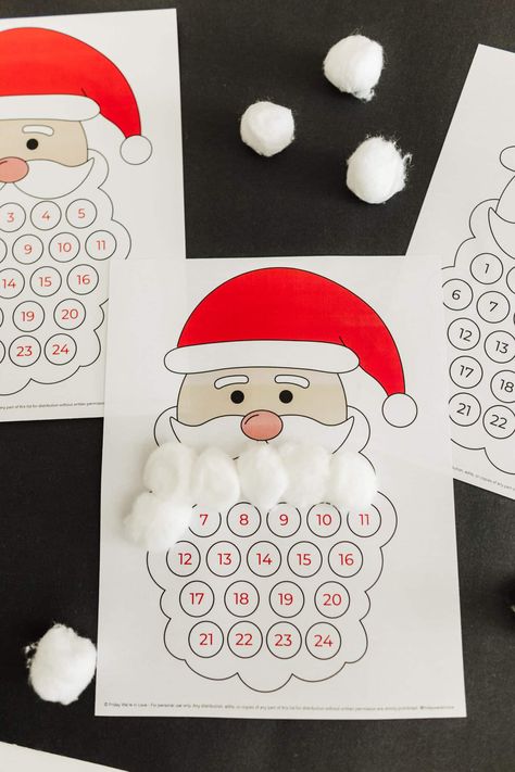 Santa Beard Christmas Countdown Printable Santa Beard Countdown, Santas Beard Advent Calendar, Santa's Beard Countdown, Flower Making With Paper, Christmas Countdown Printable, Santa Countdown, Christmas Picture Books, Lego Advent Calendar, Lego Advent