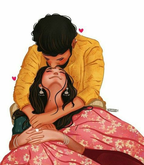 Love Cartoon Couple, Wife And Husband, Me U, Love Couple Images, Couple Painting, Faceless Portrait, Miss U, Beautiful Illustration, Cute Couple Drawings