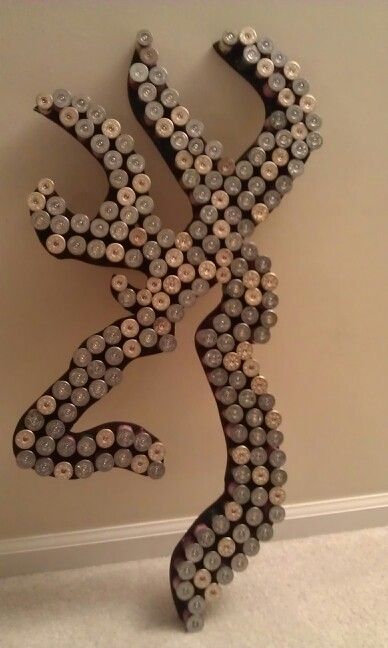 Shotgun shell browning... That i made!!!!! :) Spent Shell Casings Ideas, Gifts For Boyfriend Country, Shotgun Shell Art, Browning Symbol, Gifts For Boyfriend Christmas, Bullet Casing Crafts, Shotgun Shell Crafts, Browning Buckmark, Hunting Crafts