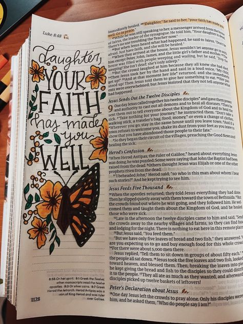 Luke 8 Bible Journaling, Luke 1 Bible Study Notes, Luke Bible Journaling, Luke Bible, Bible Doodles, Bible Journal Notebooks, Luke 8, Inspire Bible, Bible Drawing