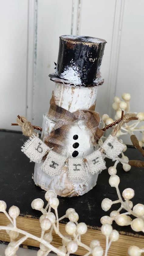 ☃️Let’s Make a SNOWMAN ORNAMENT out of Dollar Tree Birch Wood Pieces in 2022 | Christmas crafts, Christmas ornament crafts, Dollar store christmas crafts Diy Snowmen, Christmas Crafts To Make, Country Christmas Decorations, Diy Christmas Decorations Easy, Christmas Wood Crafts, Holiday Crafts Christmas, Snowman Crafts, Supply List, Christmas Ornaments Homemade