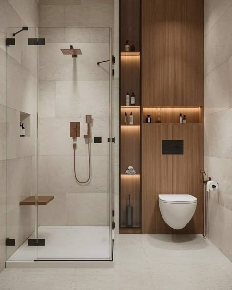 تصميم دورة مياه, Hotel Bathroom Design, Bathroom Interior Design Modern, Modern Small Bathrooms, Bathroom Design Layout, Bathroom Inspiration Modern, Bathroom Storage Solutions, Bathroom Design Trends, Washroom Design