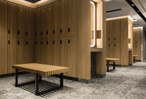 Equinox St. James by Joyce Wang Studio | Spa facilities Gym Design Interior, Gym Interior, Interior Design School, Design Management, Farmhouse House, Changing Room, Gym Design, Tiny Apartment, Chest Workout