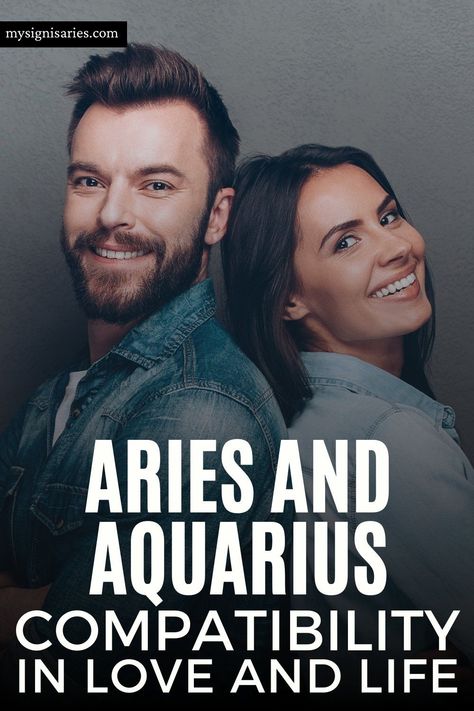 Aries And Aquarius Compatibility In Love And Life #aries #aquarius #astrology #zodiac #compatibility Aries And Aquarius Compatibility, Aquarius Relationship, About Aries, Aquarius Compatibility, Maximum Overdrive, Good Couple, Aquarius Astrology, Aries Aquarius, Internal Energy